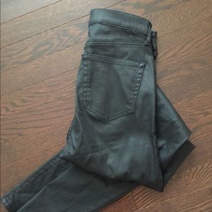 Topshop coated Jamie jeans